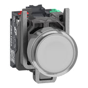 Schneider Electric - Drucktaster, Komplettgerät Leuchtdruckt. Ws 1S 1Ö XB4BW31B55 24V 22Mm Push In