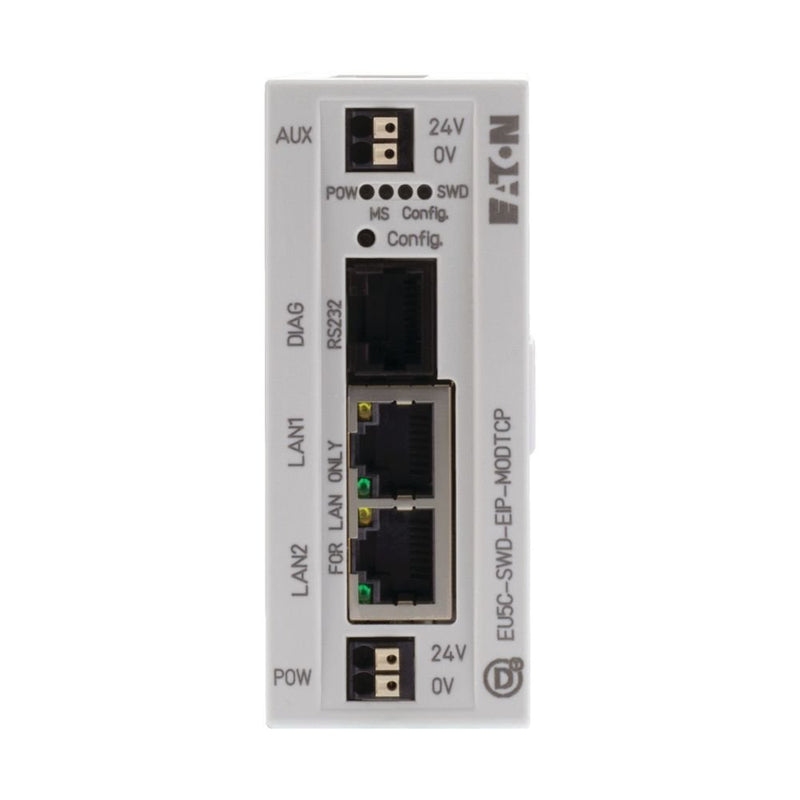 Eaton - Feldbus, Dez. Peripherie - Kommunikations-Modul Gateway Ethernet IP EU5C-SWD-EIP-MODTCP Modbus TCP