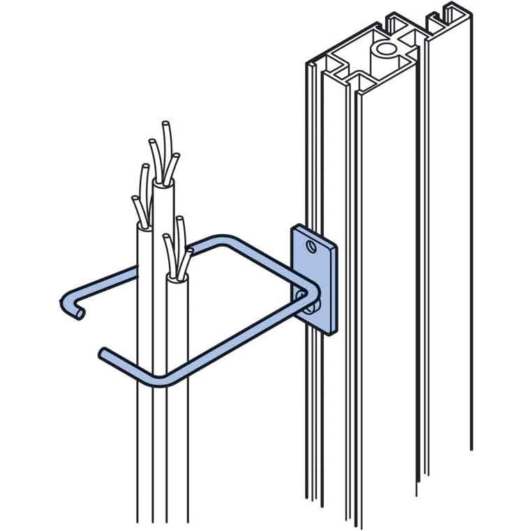 Schroff - Kabelführung für Gehäuse/Schränke Kabelöse 20118489