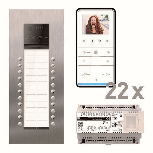 TCS Tür Control - Türsprech-Set video:pack AVU600224 PVUF242/001 IVW6511 24WE UP