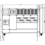 Hensel - Verteilerschrank für Energieversorgung Ladeverteiler Mi EV 11kW 18001 f.18 Ladep. a 11kW
