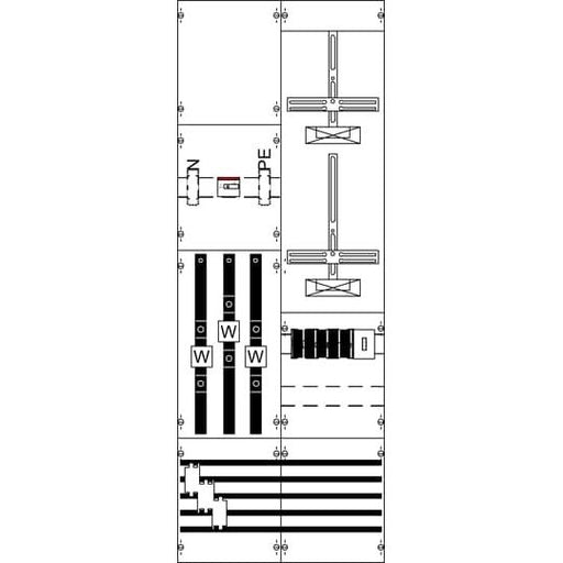 Striebel&John - Zählerfeld Mess-u.Wandlerfeld KA4246 komplett H5/B2