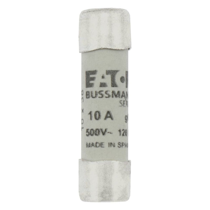 Eaton - Zylindrische Sicherung Sicherungseinsatz Nieders. C10G10 10A AC 500V 120kA − 10 Stück