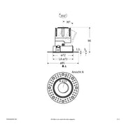 EVN Lichttechnik - Downlight/Strahler/Flutlicht LED-Einbauleuchte modular F03R09AM0627L38D Konfigurationstype