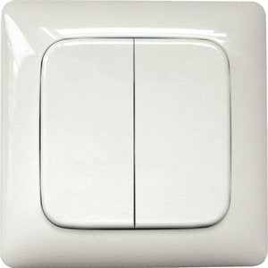 Eltako - Sender/Fernbedienung für Installationsschalterprogramme Funktaster FT55R-weiß weiß