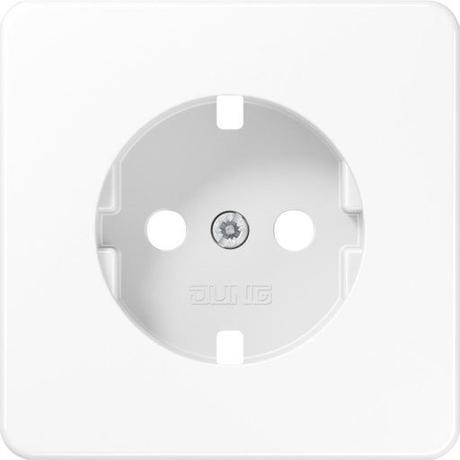 Jung - Abdeckung/Bedienelement für Installationsschalterprogramme Zentralplatte CD 1520 PL WW für SCHUKO-Steckdose
