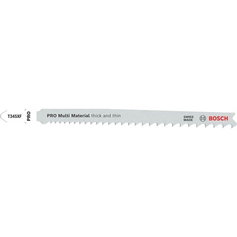 Bosch - Stichsägeblatt PRO Multi Material thick 2608634993 and thin T345XF − 10 Packung