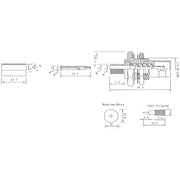 EFB-Elektronik - Koax-Steckverbinder Crimp-Einbaubuchse 52515.1 RG 59/62