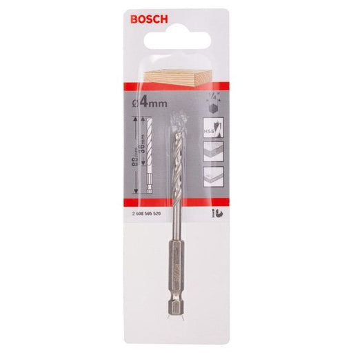 Bosch - Bohrer Holzspiralbohrer mit 2608595520 1/4-Zoll