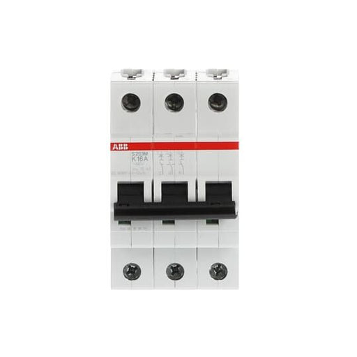 ABB Stotz S&J - Leitungsschutzschalter Sicherungsautomat S203M-K16 10kA 16A K 3p