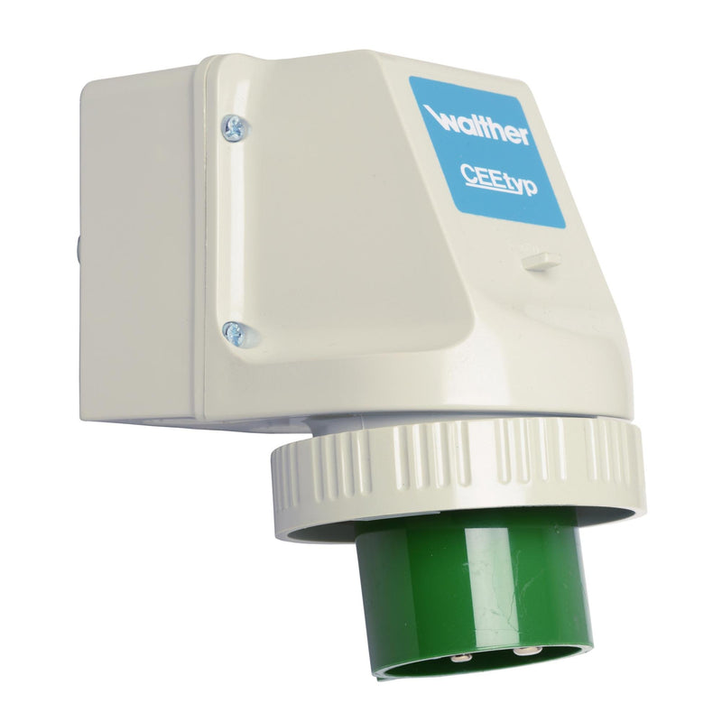 Walther Werke - CEE-Gerätestecker (IEC 60309) Wandgerätestecker 32A 638402 4P >50-500V 2h IP67