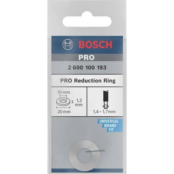 Bosch - Systemzubehör für Sägen (Akku/elektrisch/Druckluft) Reduzierring für PRO 2600100193 Kreissägeblatt 20 x