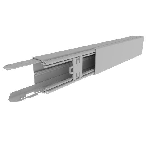 Unex - Leitungsführungskanal Installationskanal 73071-04 lgr RAL7035 40x60 − 36 Meter