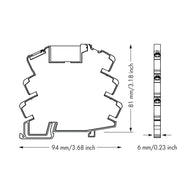 WAGO - Schaltrelais Relaisbaustein steckbar 857-314 24VDC 10mA 1W − 25 Stück