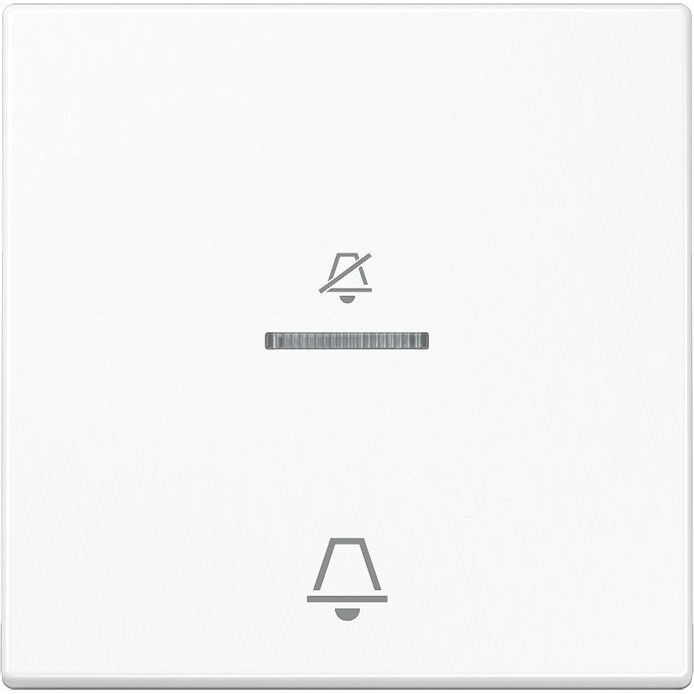 Jung - Abdeckung/Bedienelement für Installationsschalterprogramme Hotelwippe Außenstelle LS CU KO5 D WW Nicht stören+Klingel