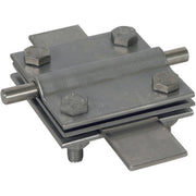 DEHN - Verbinder für Blitzschutz Kreuzstück NIRO KS7.107.10FL40ZPV4A f.Rd 7-10/Fl 30-40mm