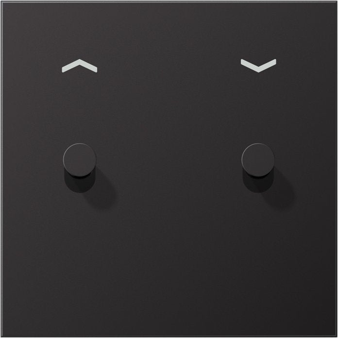 Jung - Abdeckung/Bedienelement für Installationsschalterprogramme Abdeckung mit Kipphebel AL 12-5 P D K 01 Kegel, 1fach, dark