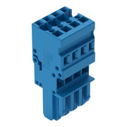 WAGO - Ein- und mehrpolige Klemmenleiste 1-Leiter-Federleiste 769-104/000-006 CAGE CLAMP,4mm²,blau − 50 Stück
