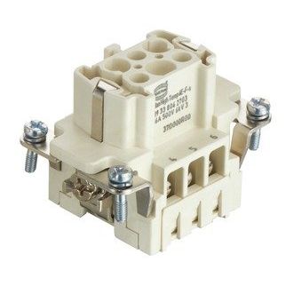 Harting - Kontakteinsatz für Rechtecksteckverbinder Steckverbinder-Einsatz 09338062703 HanHigh T6E-s Buchse