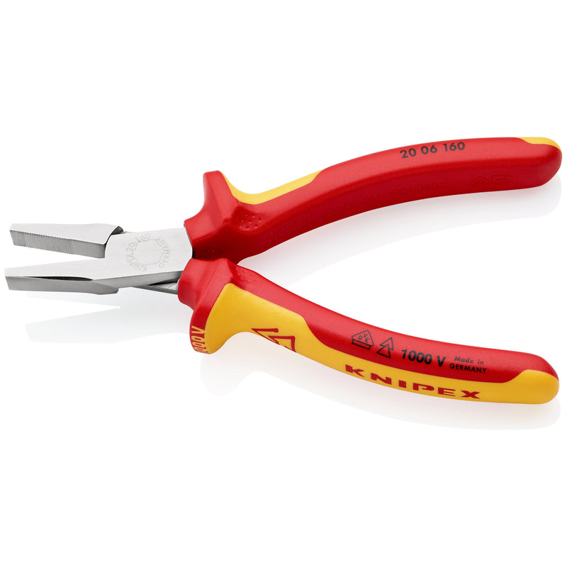Knipex - Flachzange 20 06 160 verchromt, 160mm