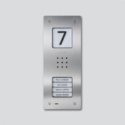 Siedle&Söhne - Türstation für Türkommunikation Audio-Türstation CAU 850-4-0 E Edelstahl gebürstet