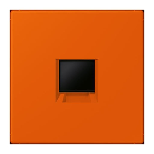 Jung - Einsatz/Abdeckung für Kommunikationstechnik Abdeckung (gerastet) LC 1969-1 WE 260 orange vif (4320S)