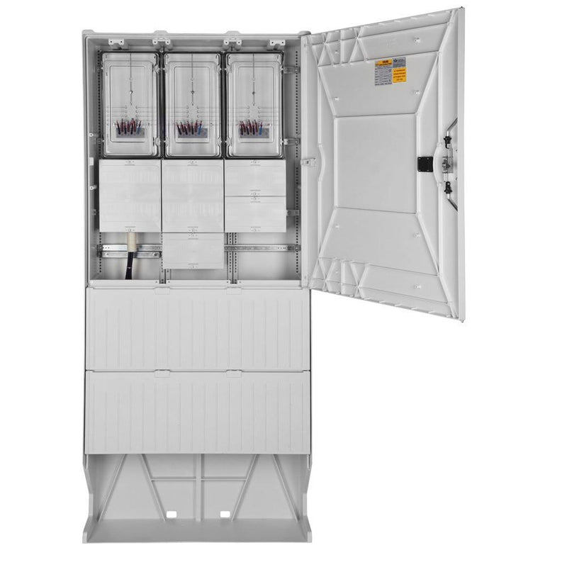 GSAB Elektrotechnik - Zähler-Komplettschrank Zähleranschlußsäule 39.88.1P31 EWE 3 Zähler, o. TSG