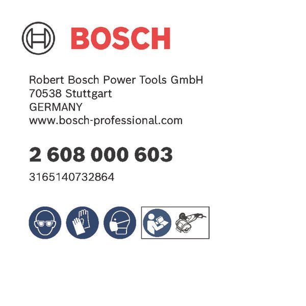 Bosch - Trenn-/Schleifscheibe Lamellenschleifwalze mit 2608000603 Vlies 19 mm mittel