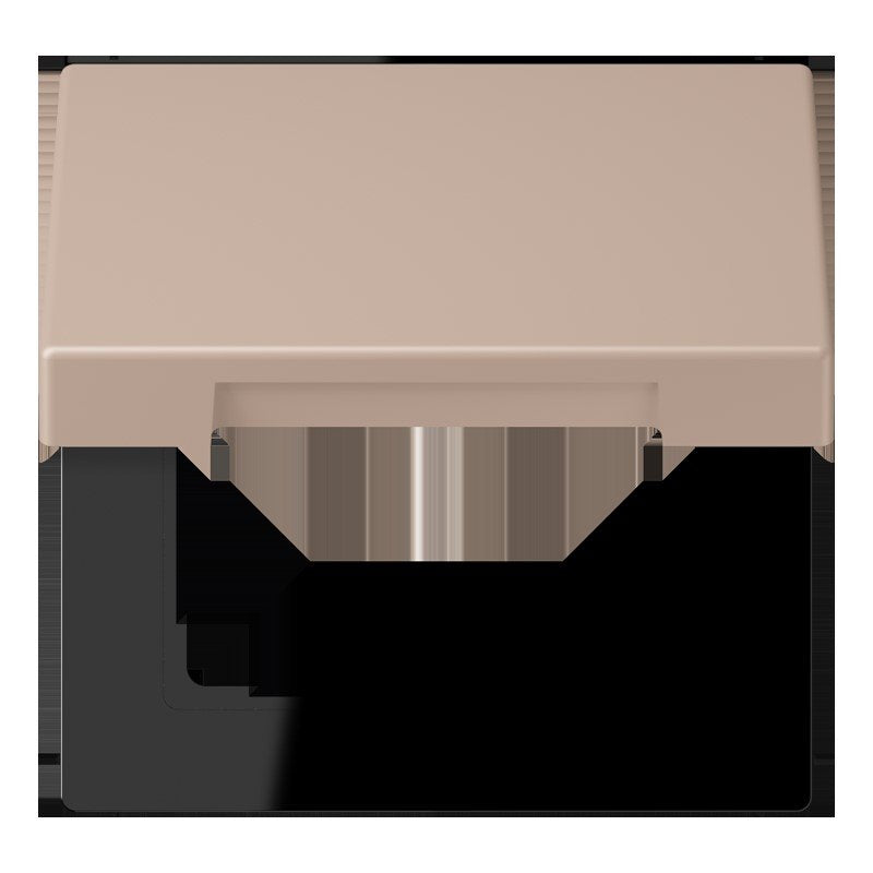 Jung - Abdeckrahmen Klappdeckel m. Stellfeder LC 990 BFKL 240 ombre brulee claire