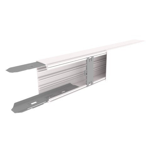 Unex - Leitungsführungskanal Installationskanal 73083-2 RAL 9010, 60x110 − 18 Meter