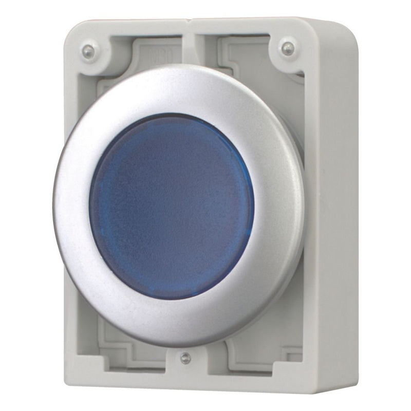 Eaton - Frontelement für Drucktaster Leuchtdrucktaste M30C-FDL-B blau, flach