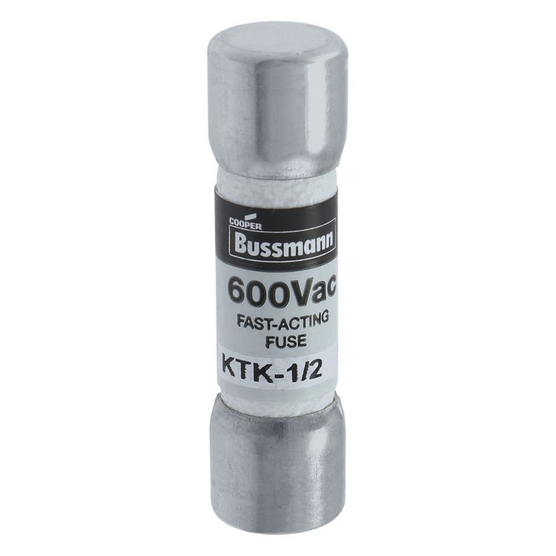 Eaton - HRC-Sicherung Sicherungseinsatz KTK-1/2 0.5 A, AC 600 V − 10 Stück