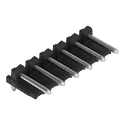 WAGO GmbH & Co. KG - Leiterplattensteckverbinder THT-Stiftleiste Lötstift 2091-1728 1,0mm,abgewinkelt,sw − 400 Stück