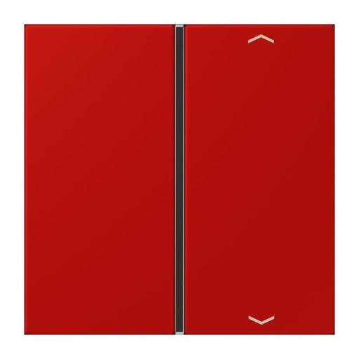 Jung - Abdeckung/Bedienelement für Installationsschalterprogramme Taste 1fach m. Pfeilsymb. LC 401 TSAP 227 rouge vermillon 31