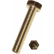 Dresselhaus - Mutter Sechskantschraube 3125/000/01 12x40 Gewinde bis Kopf, MS − 50 Stück