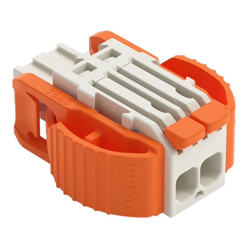 WAGO - Kabelsteckverbinder für Leiterplattensteckverbinder 1-Leiter-Federleiste,Hebel 2734-1102/038-000 PushinCAGECLAMP,lgr − 100 Stück