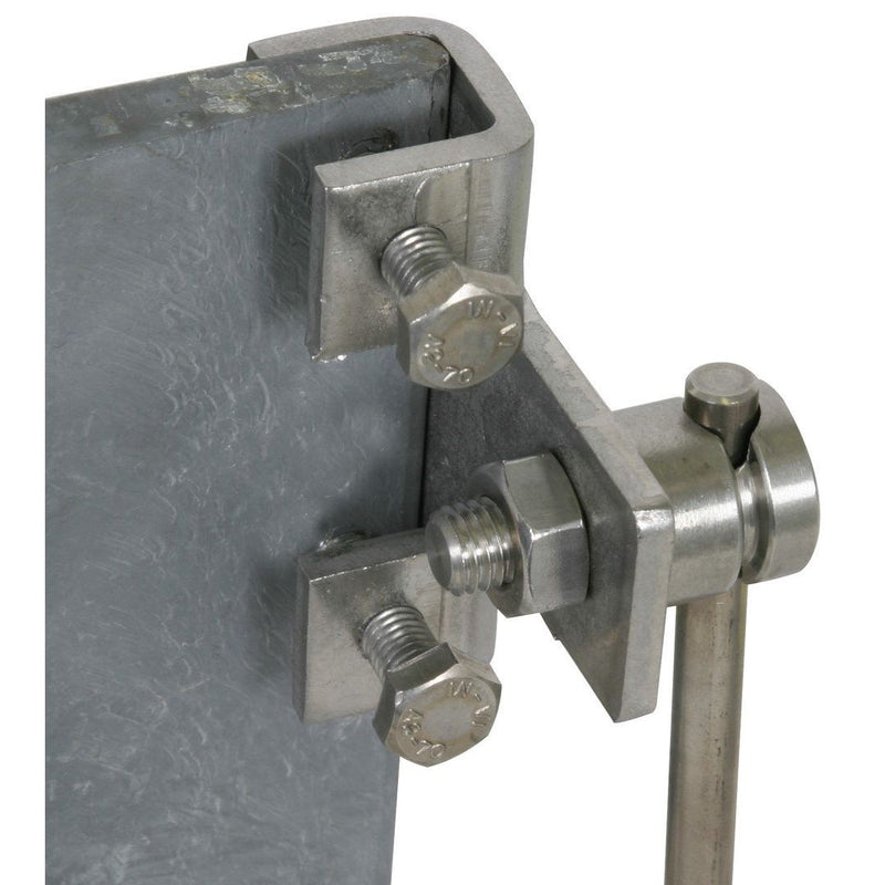 DEHN - Anschlussklemme für Blitzschutz Anschlussklemme NIRO AK610KSVWKBF318V2A f. Profile 3-18mm
