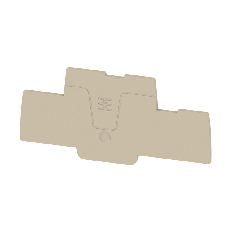 Weidmüller - Abschluss- und Zwischenplatte für Reihenklemme Abschlussplatte SEP 2T 2.5 94.48x2.1mm d.Beige − 20 Stück