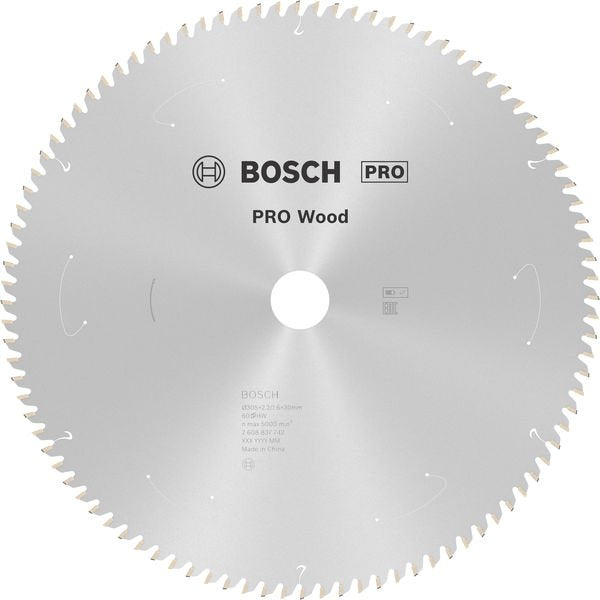 Bosch - Kreissägeblatt PRO Wood cordless 2608837742 Kreissägeblatt 305 x