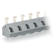 WAGO - Leiterplattenklemme 256-610 Drücker,2,5 mm²,grau − 10 Stück