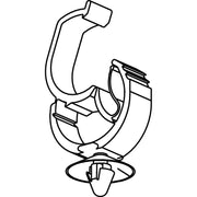 HellermannTyton - Befestigungsklammer Halteclip 151-02881(900) 34x10 mm − 900 Stück