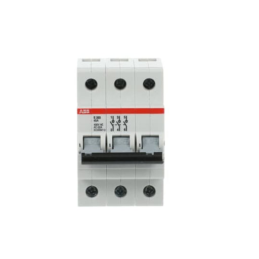ABB Stotz S&J - Schalter für Reiheneinbau Trennschalter E203/45G Schaltgriff grau