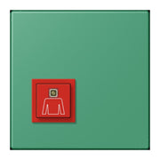 Jung - Behindertenelement für Installationsschalterprogramme Notrufsystem Ruftaster NRS LC 0834 RT 250 vert 59
