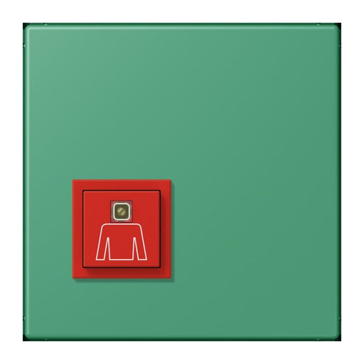 Jung - Behindertenelement für Installationsschalterprogramme Notrufsystem Ruftaster NRS LC 0834 RT 250 vert 59