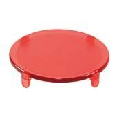 Schlegel - Tastenplatte für Befehls- und Meldegeräte Taste rot  4-f TG22RT − 10 Stück by Schlegel
