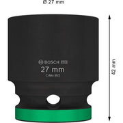Bosch - Sechskant-Einsatz für Steckschlüssel PRO Impact 2608003056 Steckschlüsselsatz