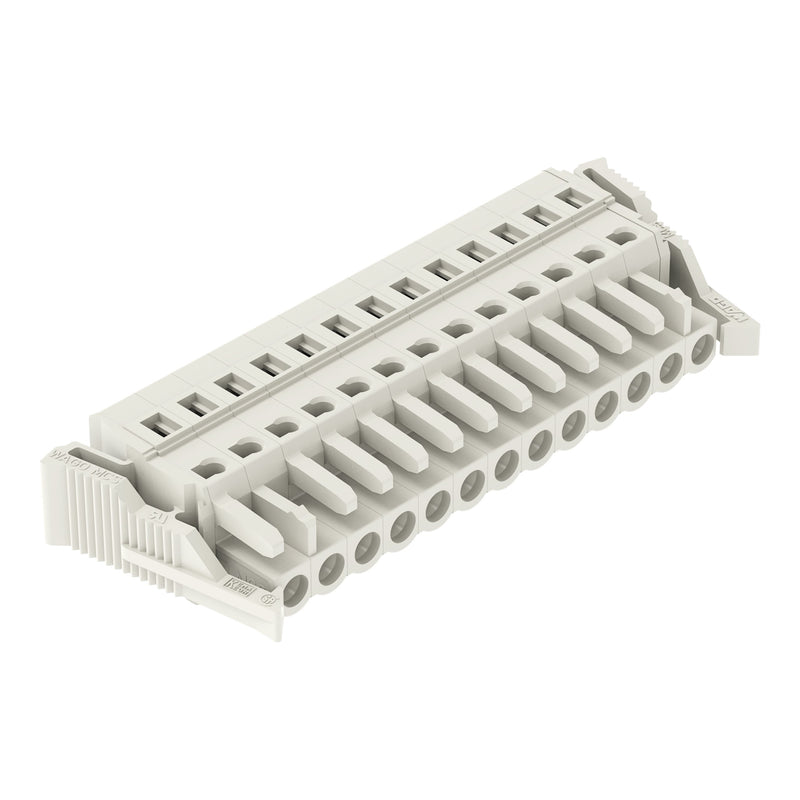 WAGO - Kabelsteckverbinder für Leiterplattensteckverbinder 1-Leiter-Federleiste 721-113/008-000/037- CAGECLAMP 2,5mm²,lgr − 25 Stück