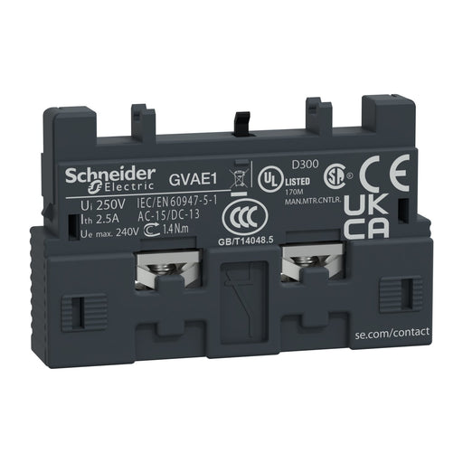 Schneider Electric - Hilfsschalterblock Hilfsschalter GVAE1 1S oder 1Ö
