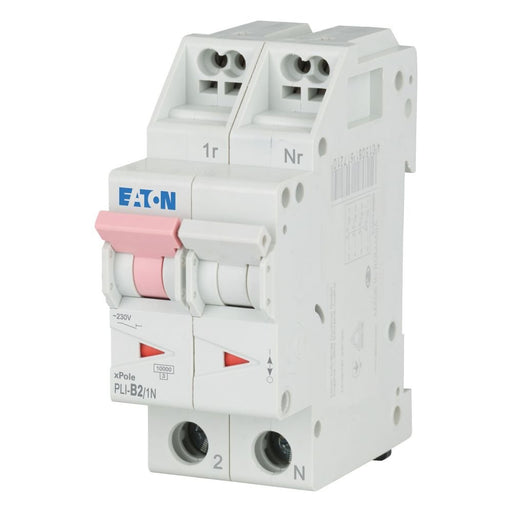 Eaton - Leitungsschutzschalter PLI-B2/1N B 2A, 1p+N Steckkl