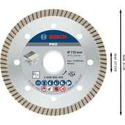 Bosch - Trenn-/Schleifscheibe PRO Ceramic 2608602478 Diamanttrennscheibe